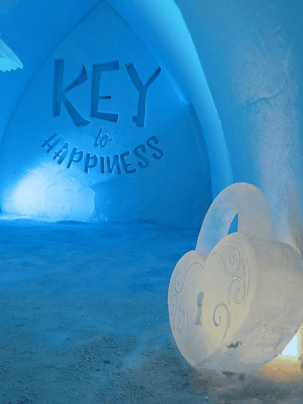 The entrance to SnowHotel Rovaniemi