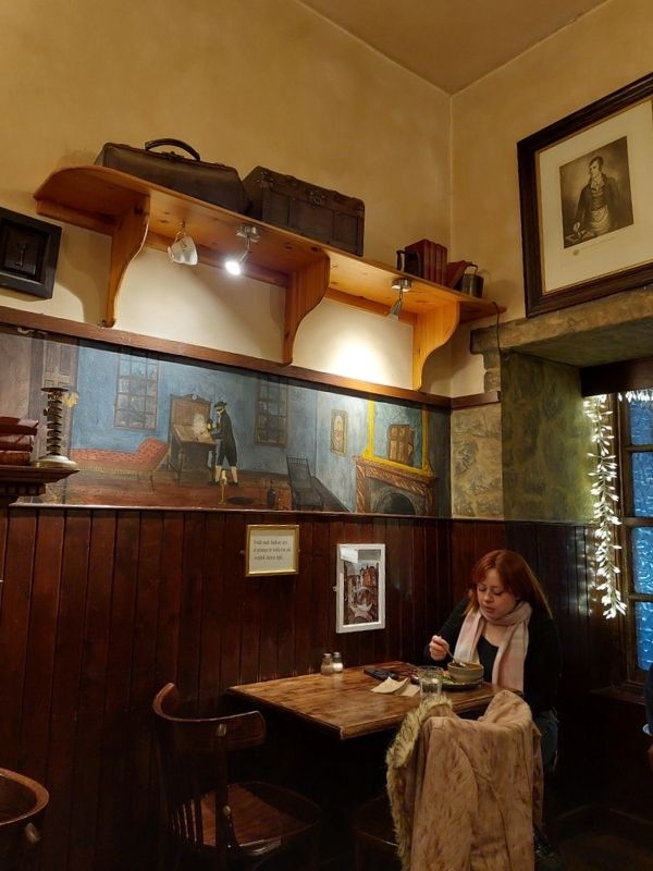 Deacon's House Cafe day soup tomato basil was delicious